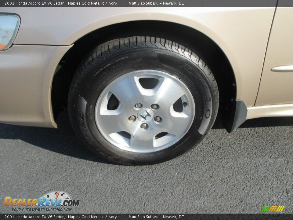 2001 Honda Accord EX V6 Sedan Naples Gold Metallic / Ivory Photo #22