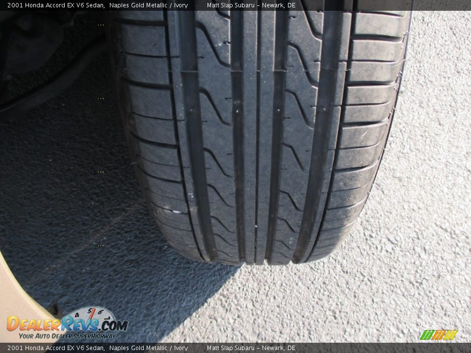 2001 Honda Accord EX V6 Sedan Naples Gold Metallic / Ivory Photo #23