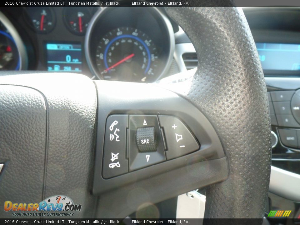 2016 Chevrolet Cruze Limited LT Tungsten Metallic / Jet Black Photo #20