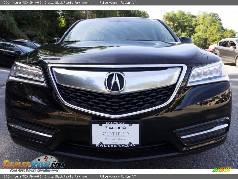 2014 Acura MDX SH-AWD Crystal Black Pearl / Parchment Photo #2