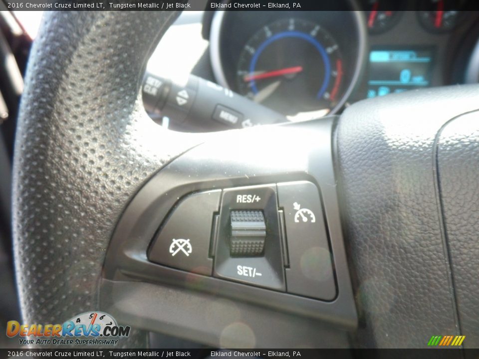 2016 Chevrolet Cruze Limited LT Tungsten Metallic / Jet Black Photo #21
