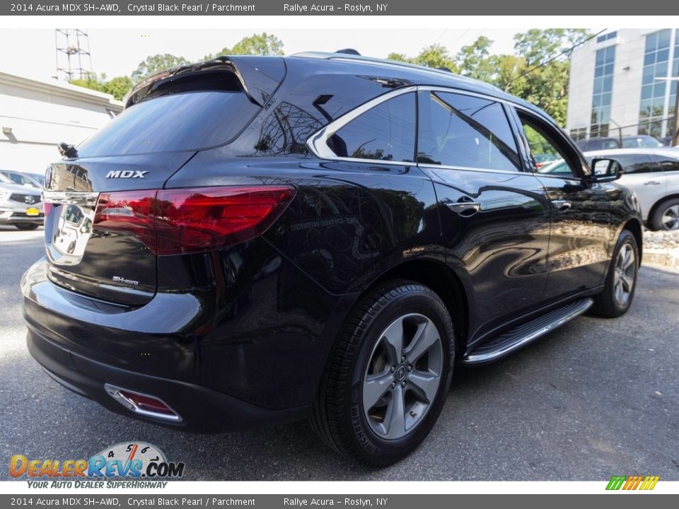 2014 Acura MDX SH-AWD Crystal Black Pearl / Parchment Photo #4
