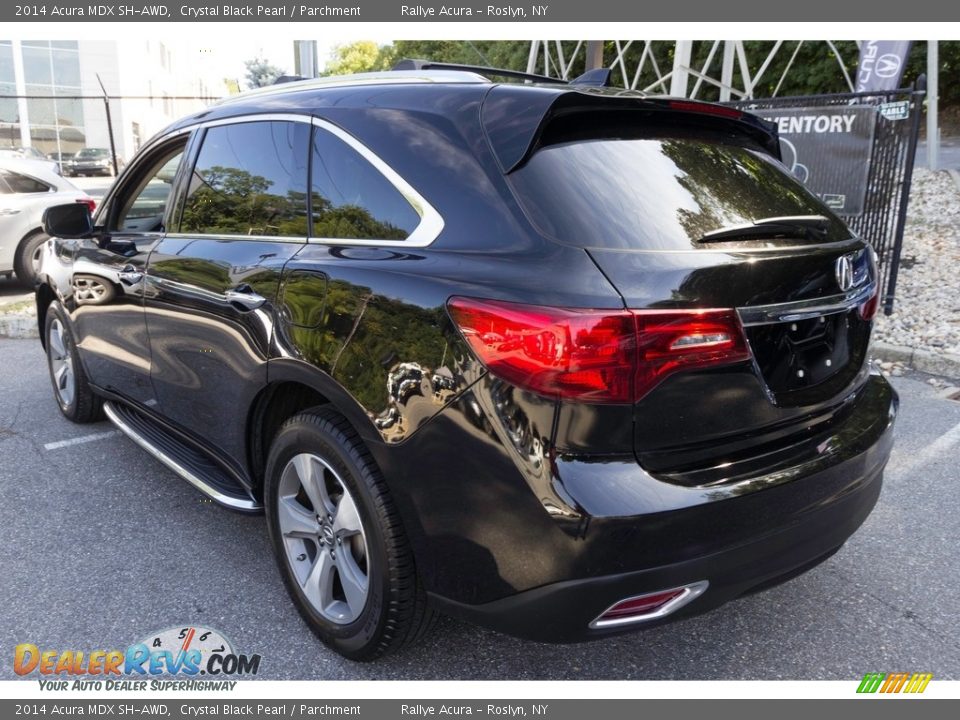 2014 Acura MDX SH-AWD Crystal Black Pearl / Parchment Photo #6