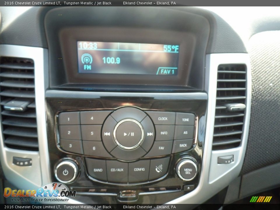 2016 Chevrolet Cruze Limited LT Tungsten Metallic / Jet Black Photo #25