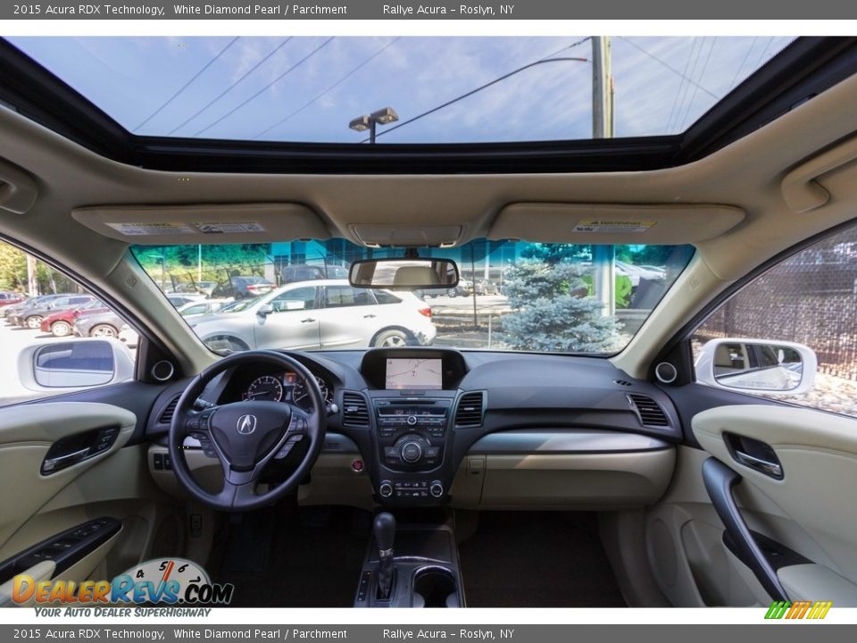 2015 Acura RDX Technology White Diamond Pearl / Parchment Photo #11