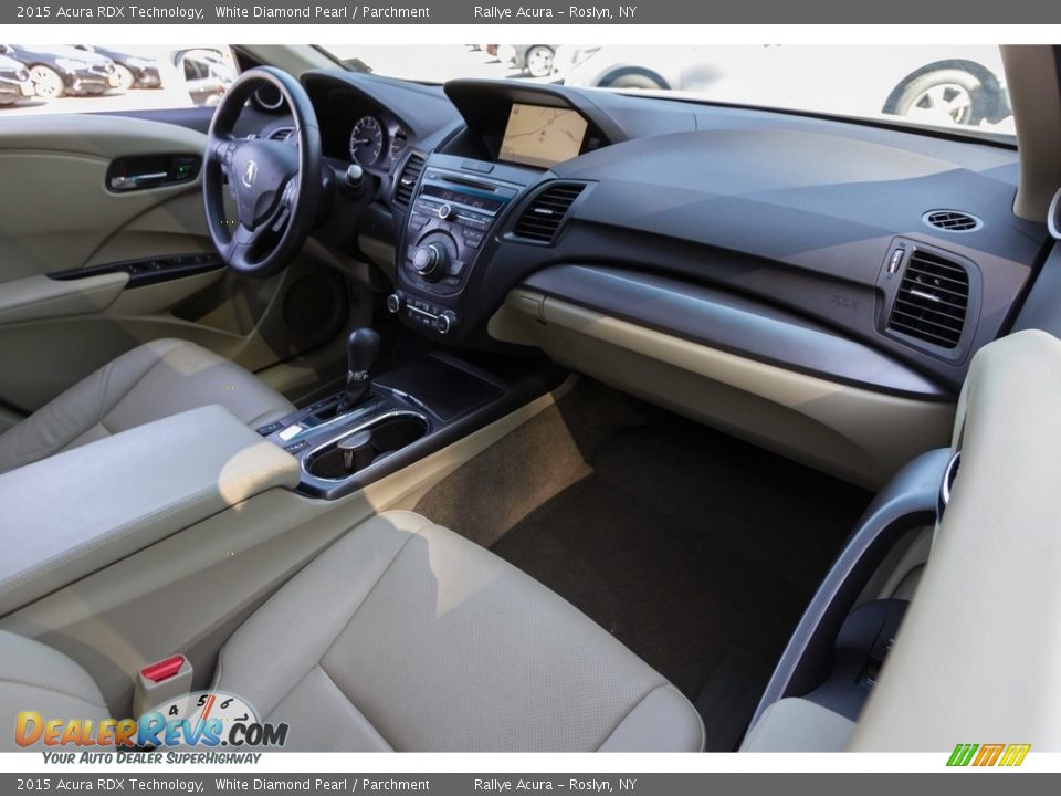 2015 Acura RDX Technology White Diamond Pearl / Parchment Photo #12