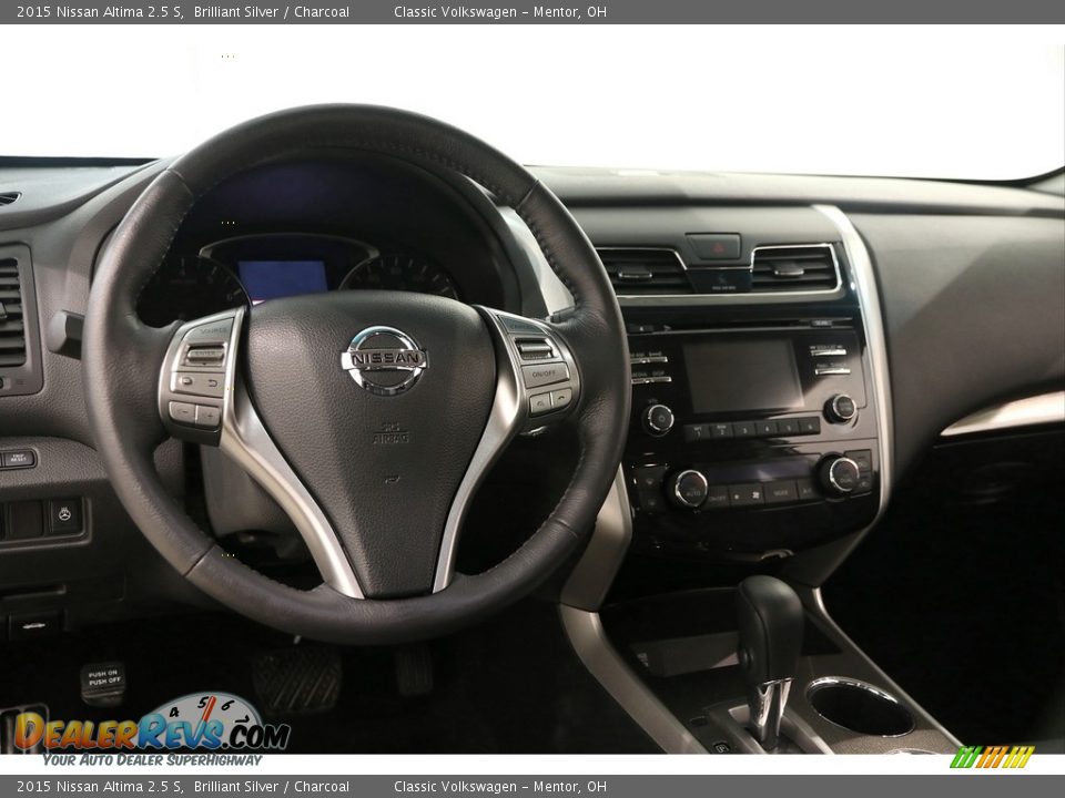 2015 Nissan Altima 2.5 S Brilliant Silver / Charcoal Photo #7