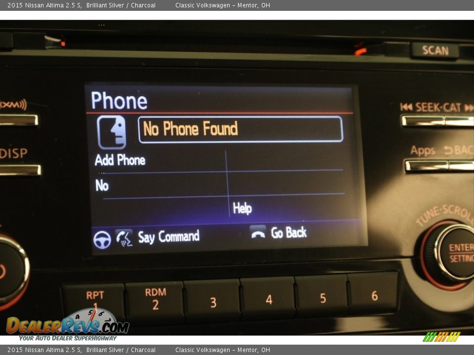 2015 Nissan Altima 2.5 S Brilliant Silver / Charcoal Photo #11