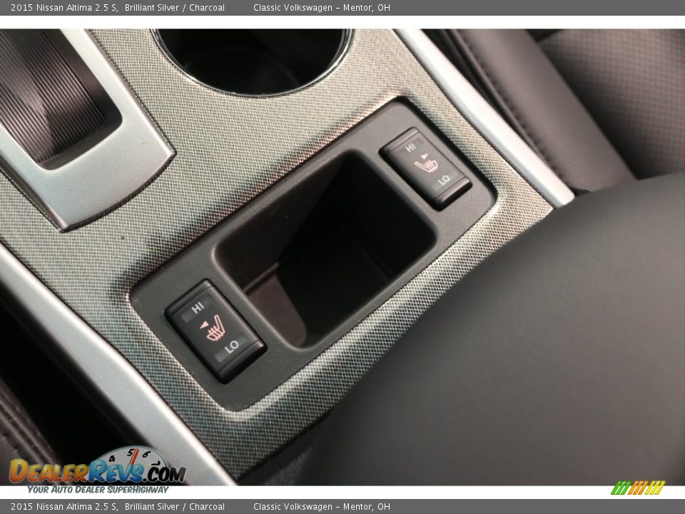 2015 Nissan Altima 2.5 S Brilliant Silver / Charcoal Photo #13