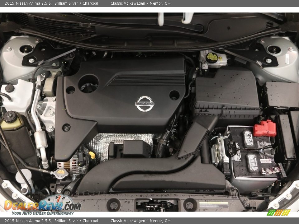 2015 Nissan Altima 2.5 S Brilliant Silver / Charcoal Photo #20