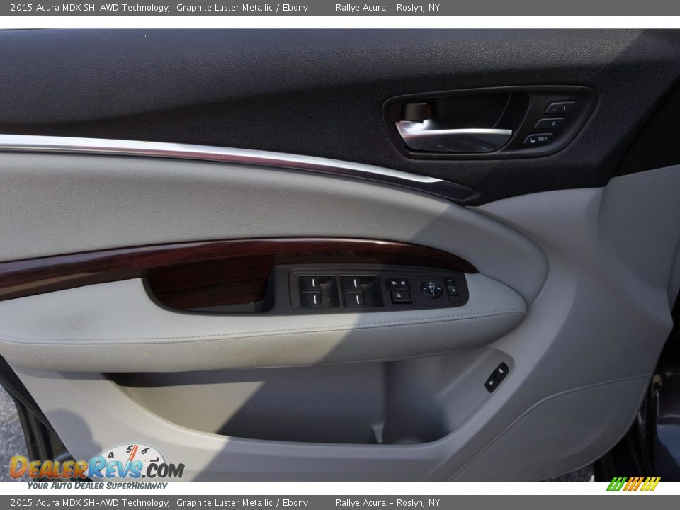 2015 Acura MDX SH-AWD Technology Graphite Luster Metallic / Ebony Photo #8