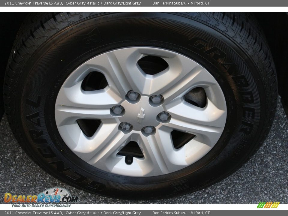 2011 Chevrolet Traverse LS AWD Cyber Gray Metallic / Dark Gray/Light Gray Photo #22