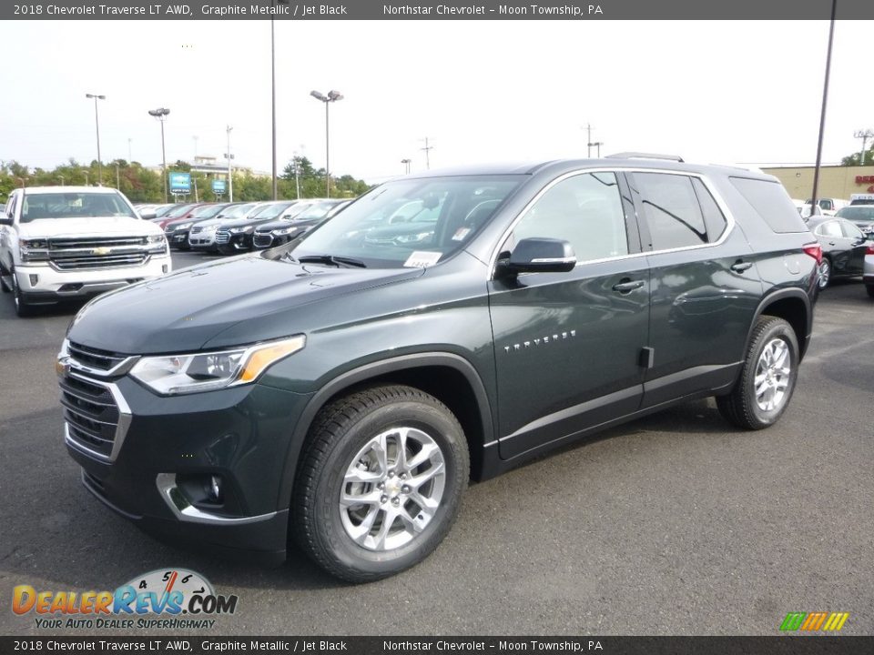2018 Chevrolet Traverse LT AWD Graphite Metallic / Jet Black Photo #1