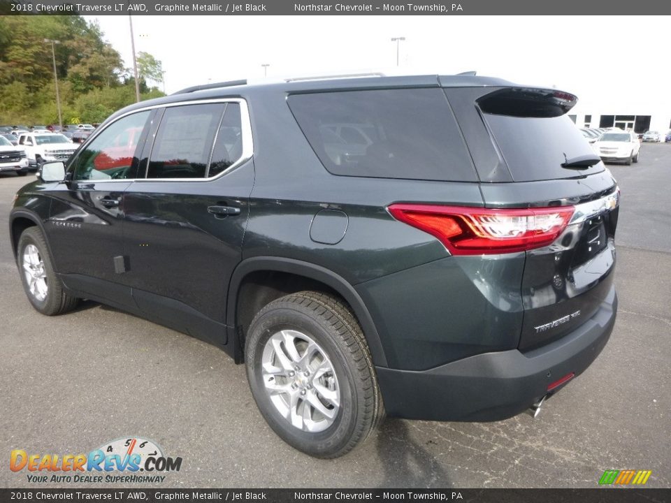 2018 Chevrolet Traverse LT AWD Graphite Metallic / Jet Black Photo #3