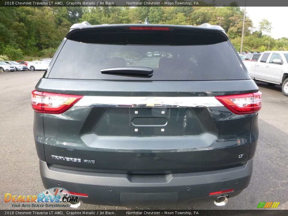 2018 Chevrolet Traverse LT AWD Graphite Metallic / Jet Black Photo #4