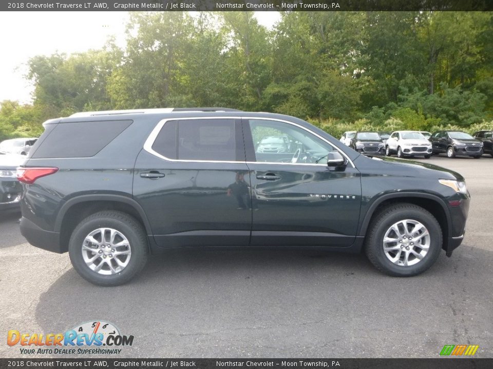 2018 Chevrolet Traverse LT AWD Graphite Metallic / Jet Black Photo #6