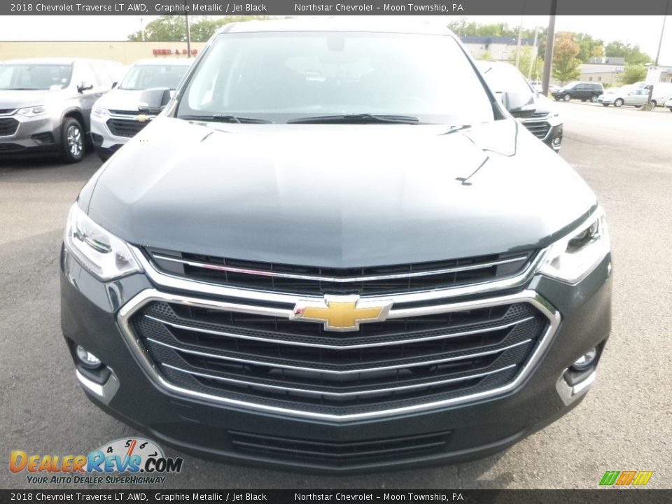 2018 Chevrolet Traverse LT AWD Graphite Metallic / Jet Black Photo #8