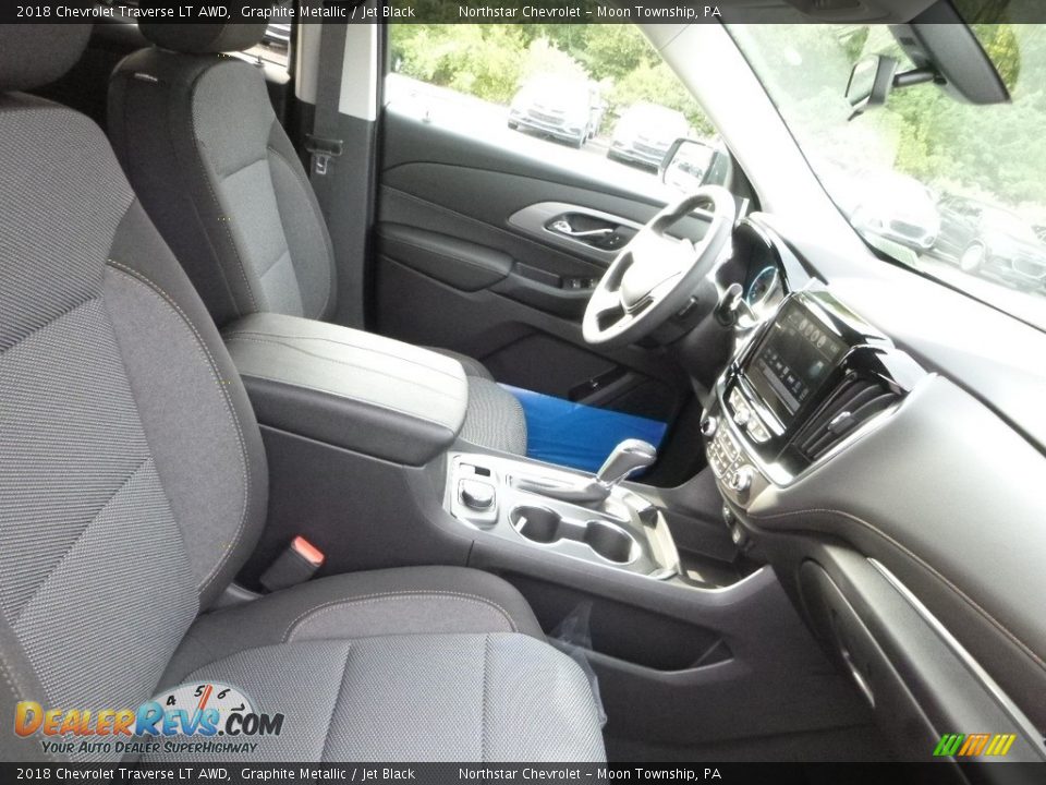 2018 Chevrolet Traverse LT AWD Graphite Metallic / Jet Black Photo #10