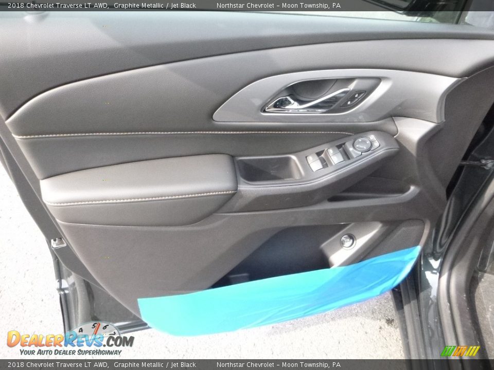 2018 Chevrolet Traverse LT AWD Graphite Metallic / Jet Black Photo #15