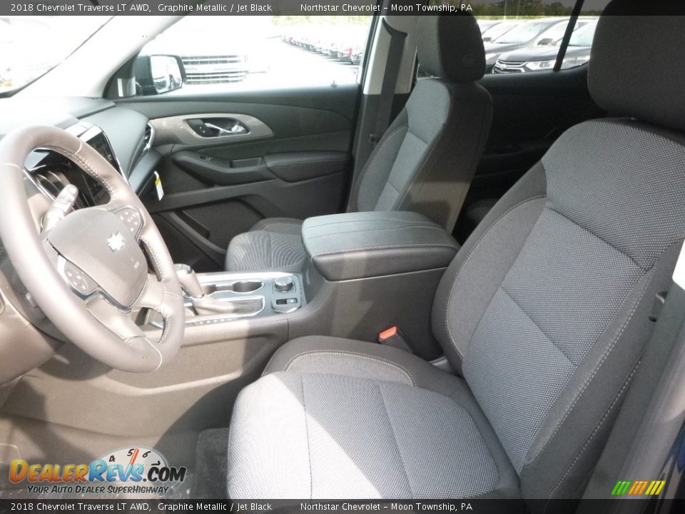 2018 Chevrolet Traverse LT AWD Graphite Metallic / Jet Black Photo #16