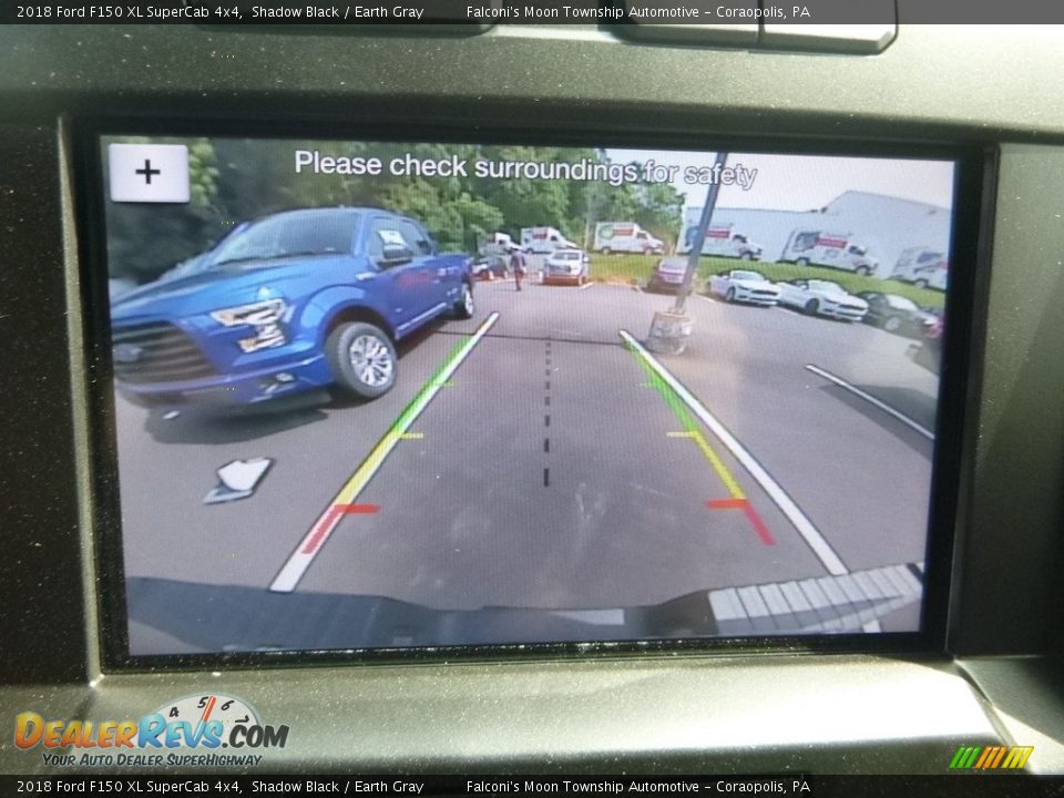 2018 Ford F150 XL SuperCab 4x4 Shadow Black / Earth Gray Photo #15