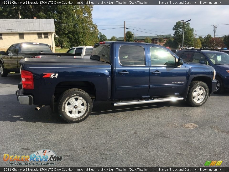 2011 Chevrolet Silverado 1500 LTZ Crew Cab 4x4 Imperial Blue Metallic / Light Titanium/Dark Titanium Photo #2