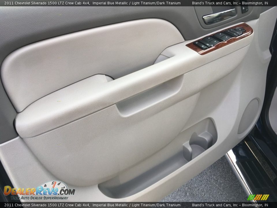 2011 Chevrolet Silverado 1500 LTZ Crew Cab 4x4 Imperial Blue Metallic / Light Titanium/Dark Titanium Photo #5