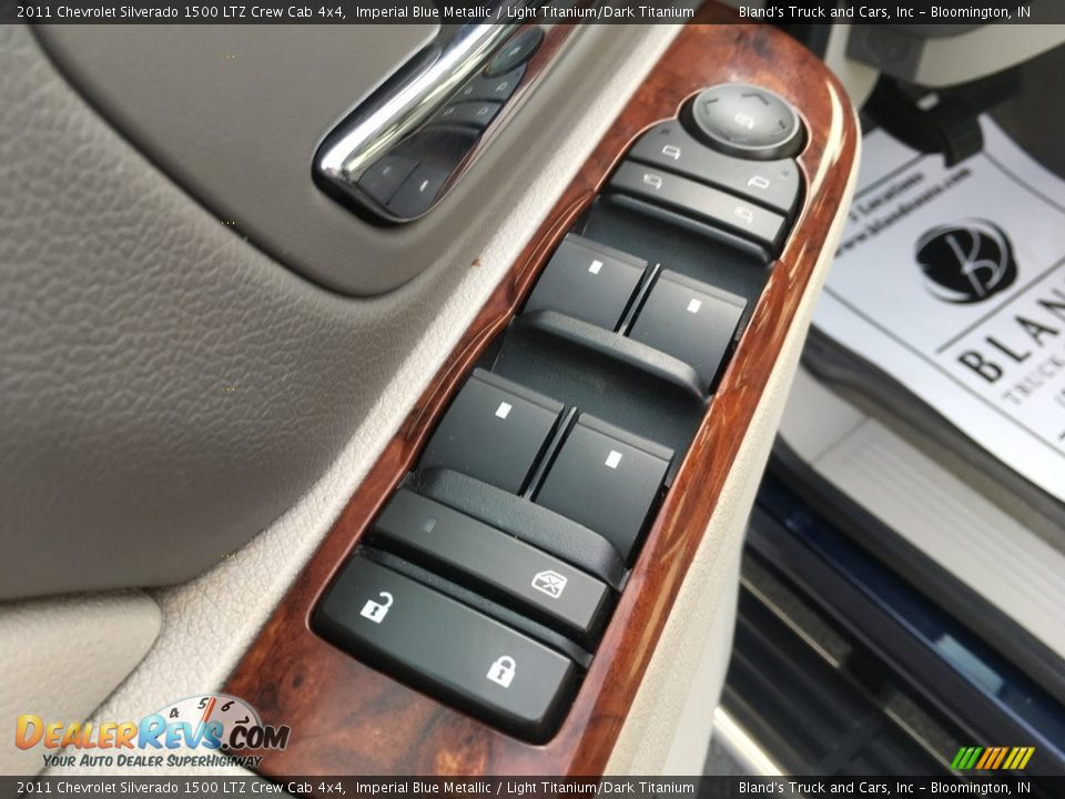 2011 Chevrolet Silverado 1500 LTZ Crew Cab 4x4 Imperial Blue Metallic / Light Titanium/Dark Titanium Photo #6