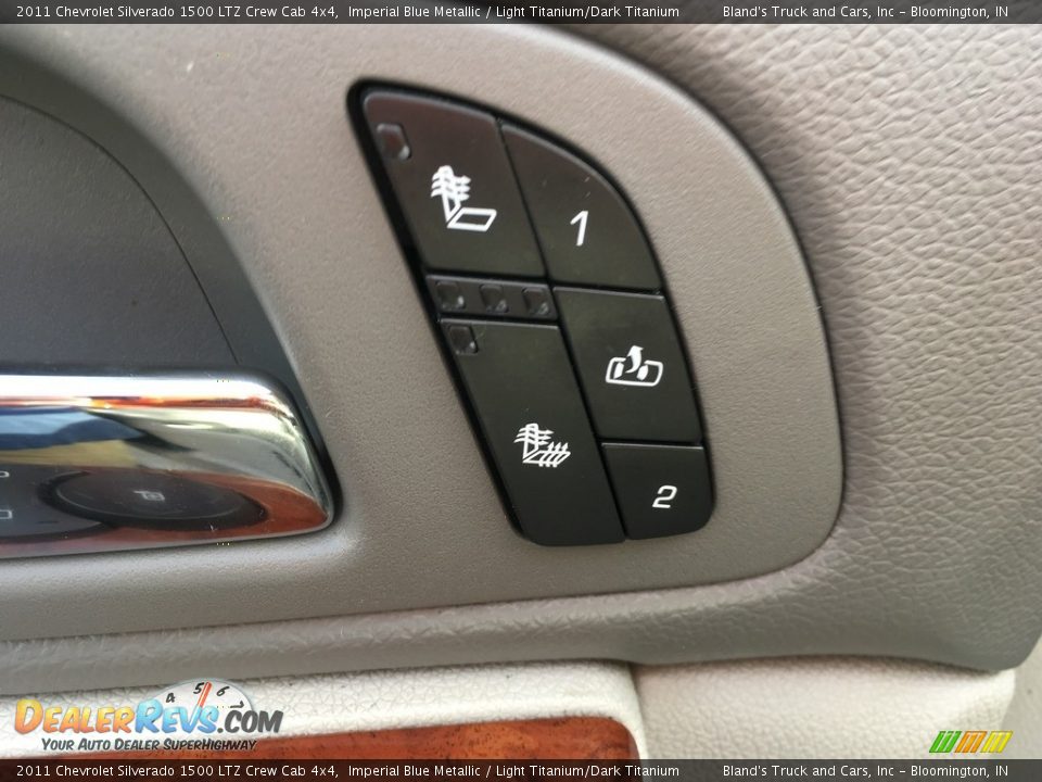 2011 Chevrolet Silverado 1500 LTZ Crew Cab 4x4 Imperial Blue Metallic / Light Titanium/Dark Titanium Photo #7