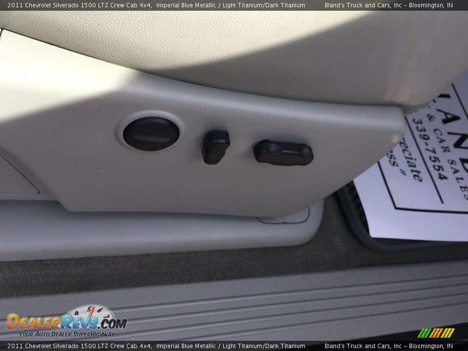 2011 Chevrolet Silverado 1500 LTZ Crew Cab 4x4 Imperial Blue Metallic / Light Titanium/Dark Titanium Photo #8