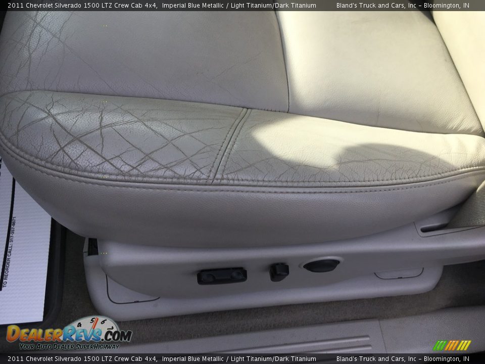 2011 Chevrolet Silverado 1500 LTZ Crew Cab 4x4 Imperial Blue Metallic / Light Titanium/Dark Titanium Photo #9