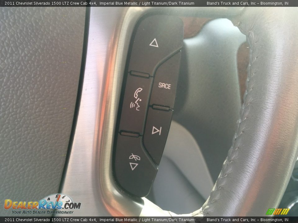 2011 Chevrolet Silverado 1500 LTZ Crew Cab 4x4 Imperial Blue Metallic / Light Titanium/Dark Titanium Photo #11