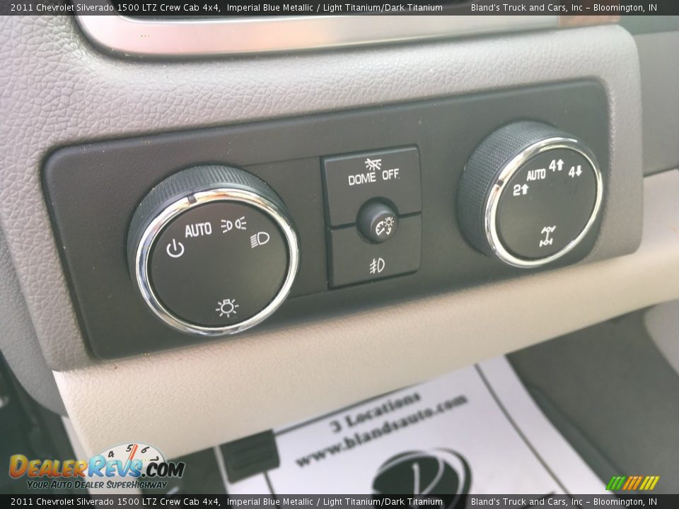 2011 Chevrolet Silverado 1500 LTZ Crew Cab 4x4 Imperial Blue Metallic / Light Titanium/Dark Titanium Photo #12