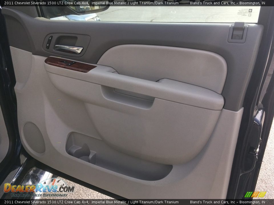 2011 Chevrolet Silverado 1500 LTZ Crew Cab 4x4 Imperial Blue Metallic / Light Titanium/Dark Titanium Photo #19