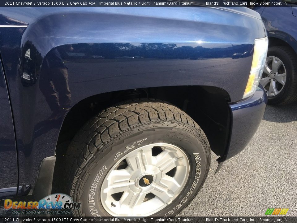 2011 Chevrolet Silverado 1500 LTZ Crew Cab 4x4 Imperial Blue Metallic / Light Titanium/Dark Titanium Photo #23