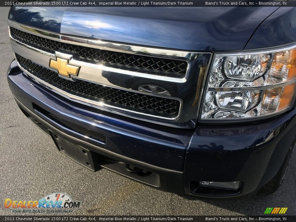 2011 Chevrolet Silverado 1500 LTZ Crew Cab 4x4 Imperial Blue Metallic / Light Titanium/Dark Titanium Photo #24