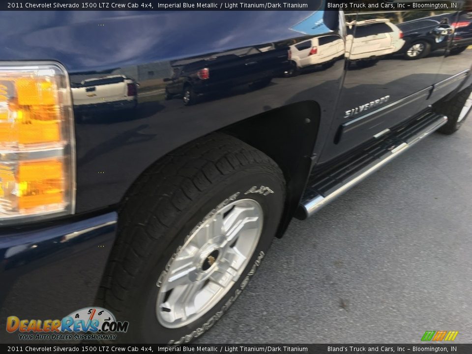 2011 Chevrolet Silverado 1500 LTZ Crew Cab 4x4 Imperial Blue Metallic / Light Titanium/Dark Titanium Photo #25