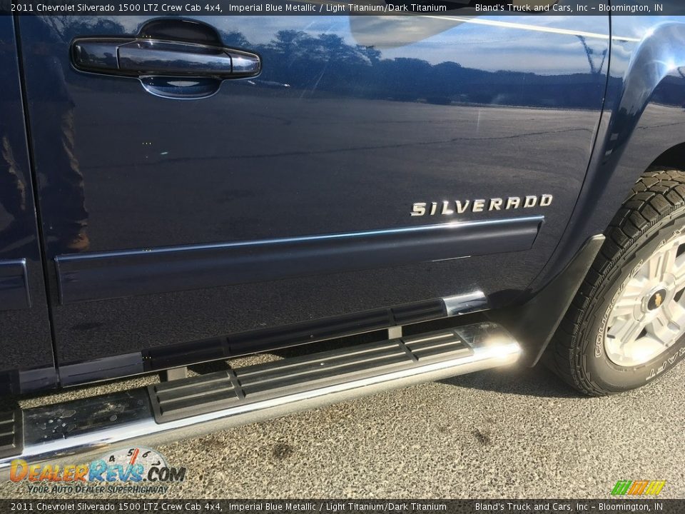 2011 Chevrolet Silverado 1500 LTZ Crew Cab 4x4 Imperial Blue Metallic / Light Titanium/Dark Titanium Photo #26