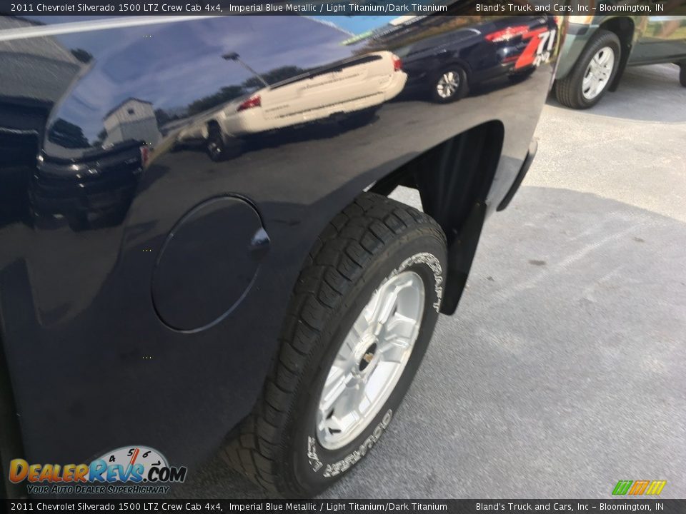 2011 Chevrolet Silverado 1500 LTZ Crew Cab 4x4 Imperial Blue Metallic / Light Titanium/Dark Titanium Photo #27