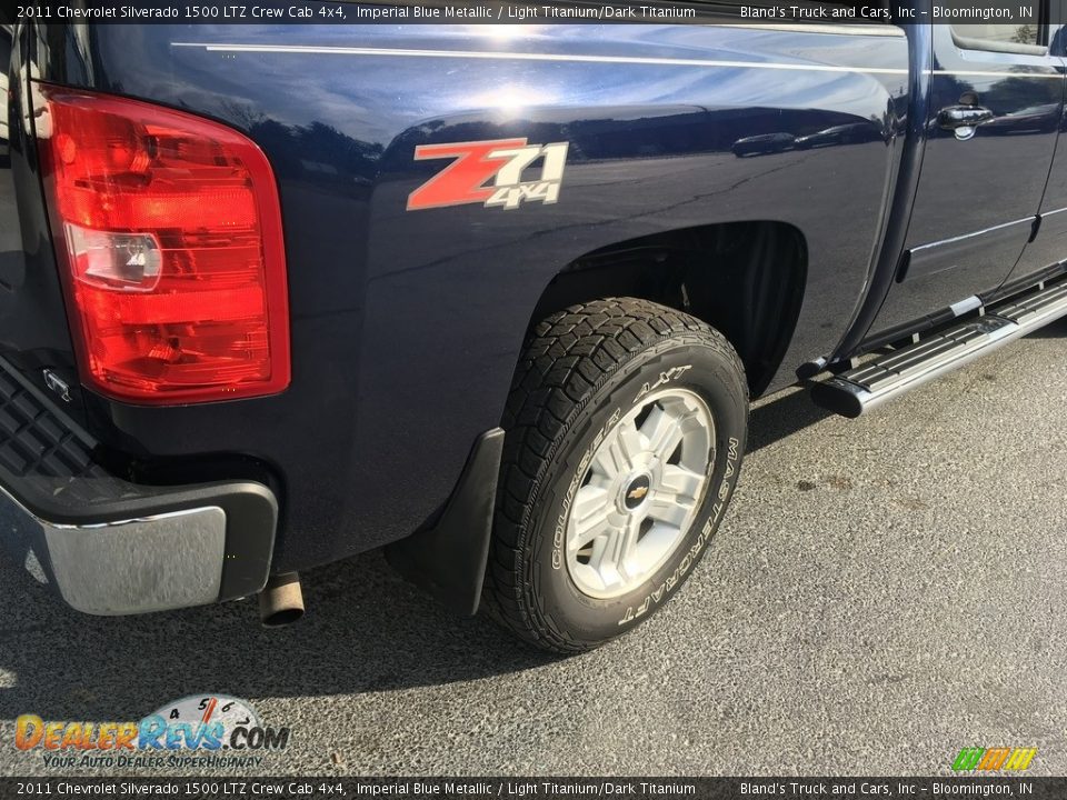 2011 Chevrolet Silverado 1500 LTZ Crew Cab 4x4 Imperial Blue Metallic / Light Titanium/Dark Titanium Photo #29