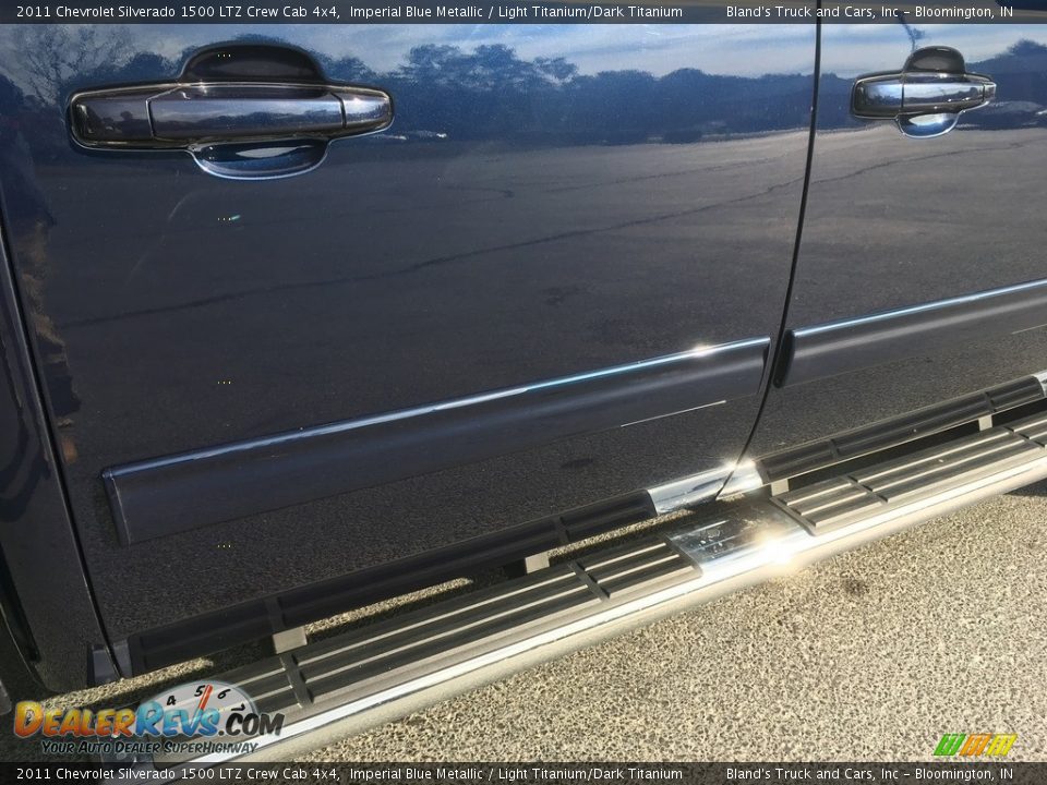 2011 Chevrolet Silverado 1500 LTZ Crew Cab 4x4 Imperial Blue Metallic / Light Titanium/Dark Titanium Photo #30