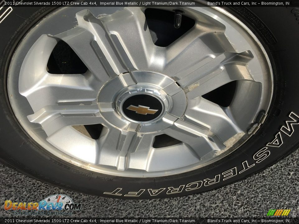 2011 Chevrolet Silverado 1500 LTZ Crew Cab 4x4 Imperial Blue Metallic / Light Titanium/Dark Titanium Photo #31