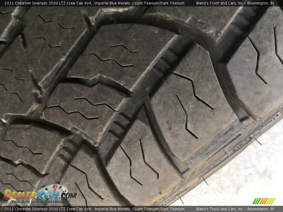2011 Chevrolet Silverado 1500 LTZ Crew Cab 4x4 Imperial Blue Metallic / Light Titanium/Dark Titanium Photo #34