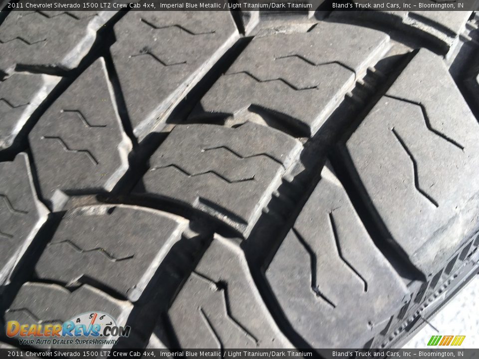 2011 Chevrolet Silverado 1500 LTZ Crew Cab 4x4 Imperial Blue Metallic / Light Titanium/Dark Titanium Photo #35