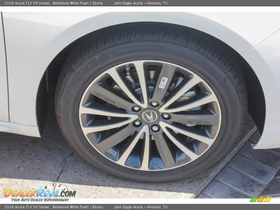 2018 Acura TLX V6 Sedan Bellanova White Pearl / Ebony Photo #11