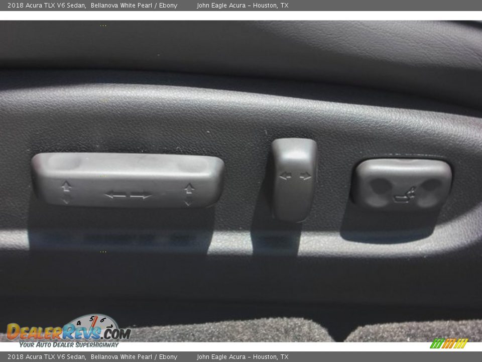 2018 Acura TLX V6 Sedan Bellanova White Pearl / Ebony Photo #13