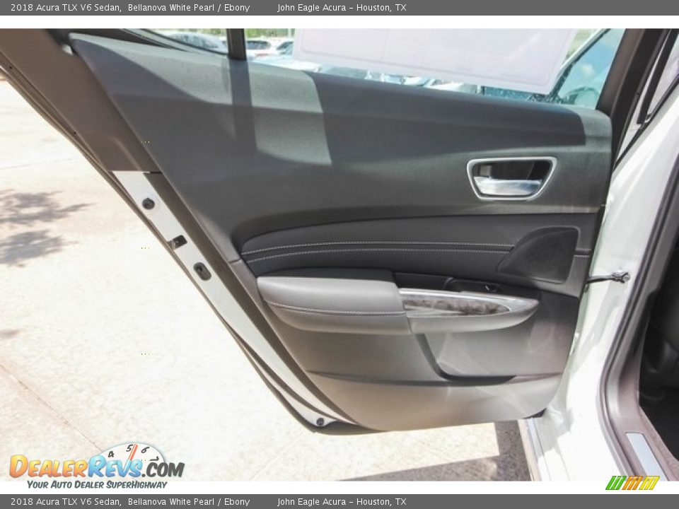 2018 Acura TLX V6 Sedan Bellanova White Pearl / Ebony Photo #16