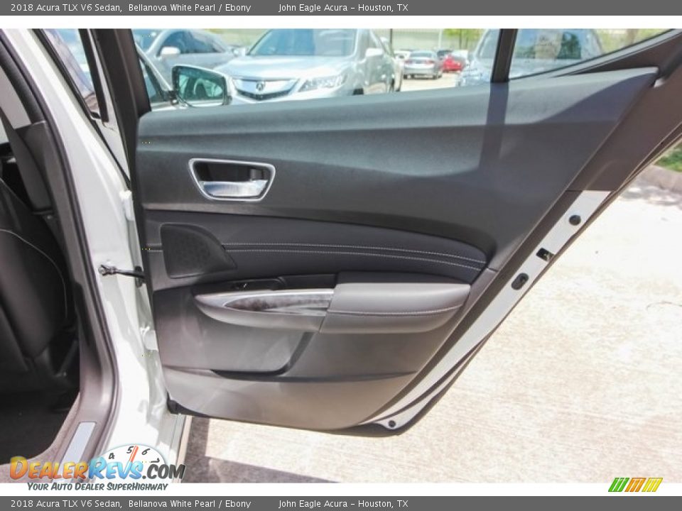 2018 Acura TLX V6 Sedan Bellanova White Pearl / Ebony Photo #19
