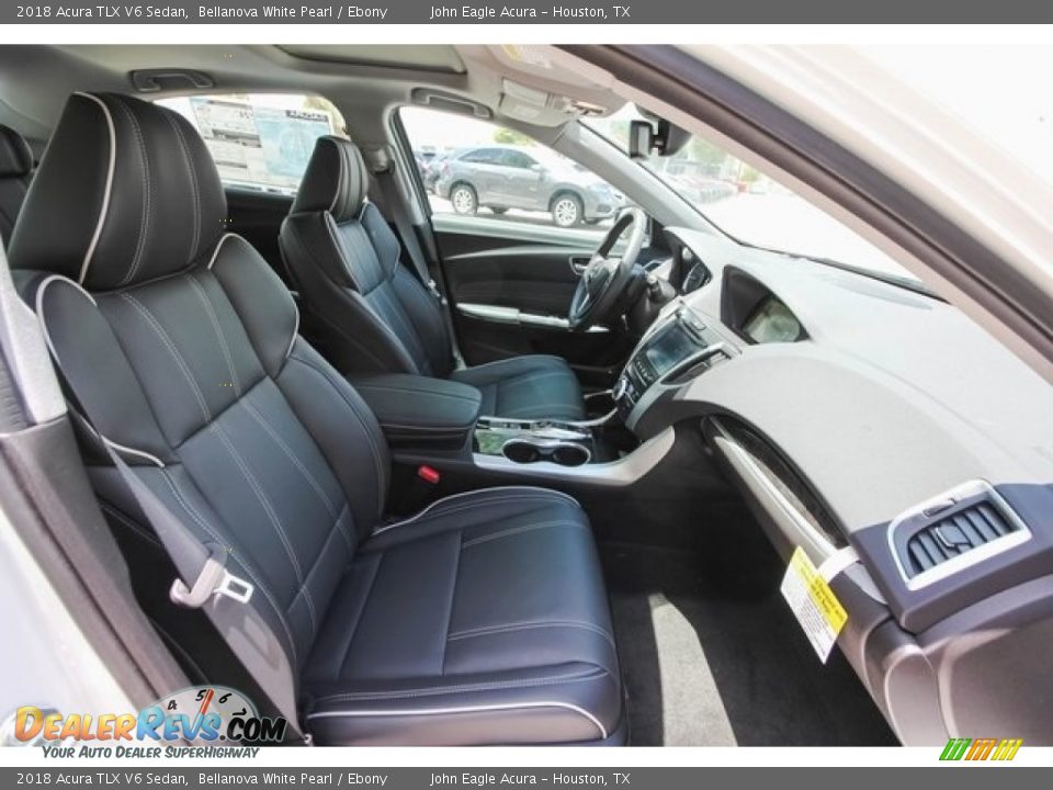 2018 Acura TLX V6 Sedan Bellanova White Pearl / Ebony Photo #22