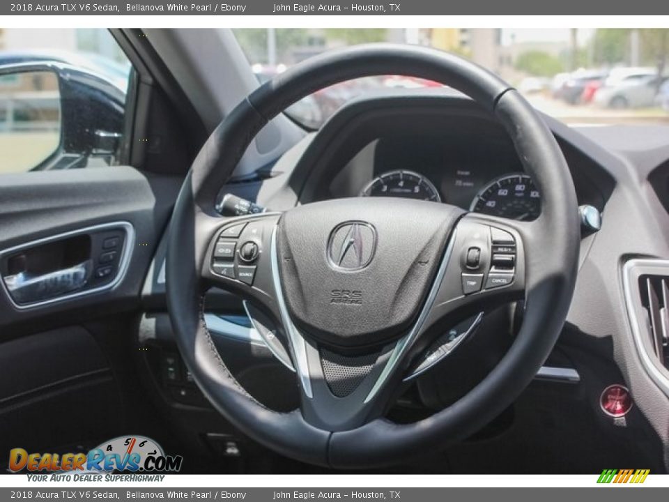 2018 Acura TLX V6 Sedan Bellanova White Pearl / Ebony Photo #25